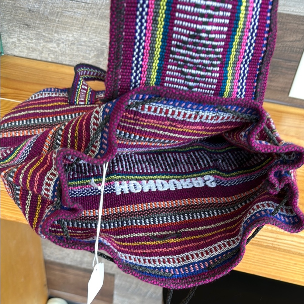 Colorful Striped Backpack - Picture 3 of 3